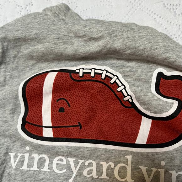Vineyard Vines Football Pocket Tee Size 4T - Picture 3 of 5